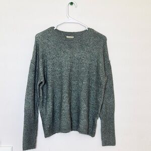 Heathered Green Crew Neck Sweater